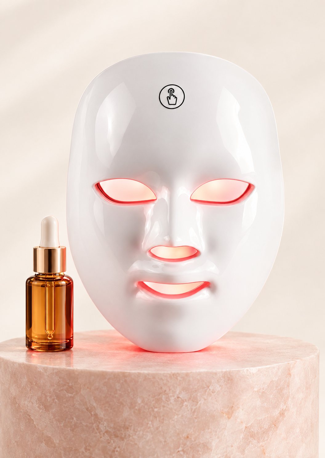 Veyralum LED mask with glowing light
