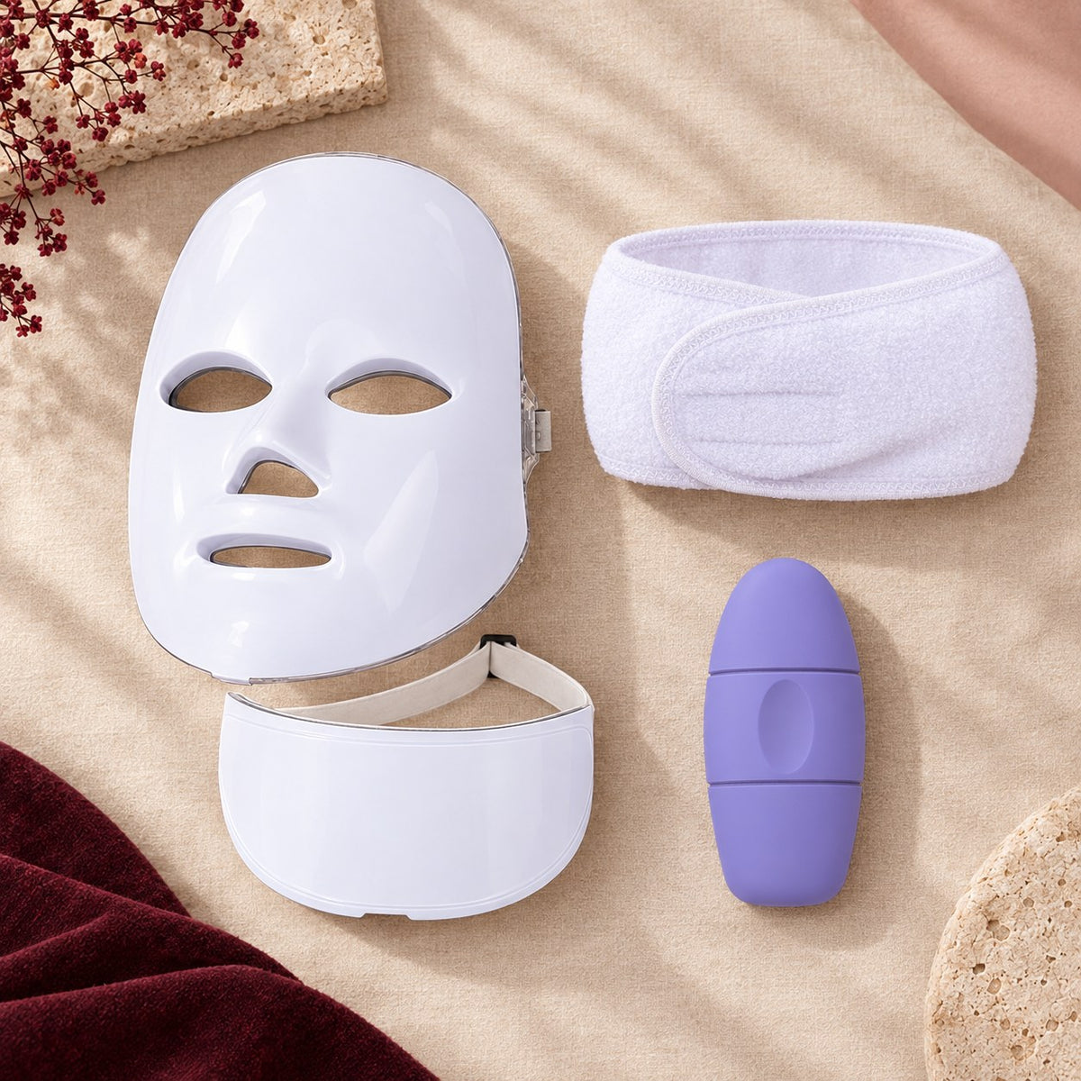 The Glow Ritual Set – Flat lay