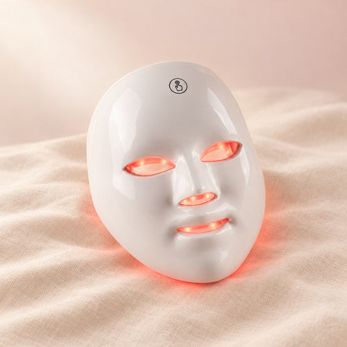 Veyralum LED Mask glowing red